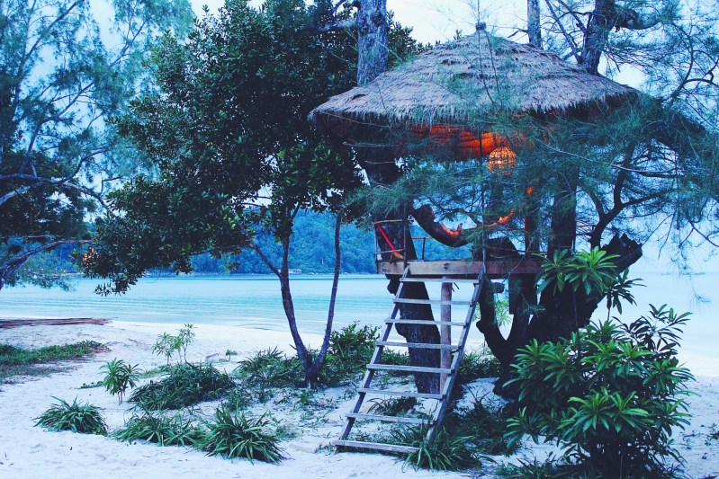 Enjoyed my time here lying on a hammock, reading my books.