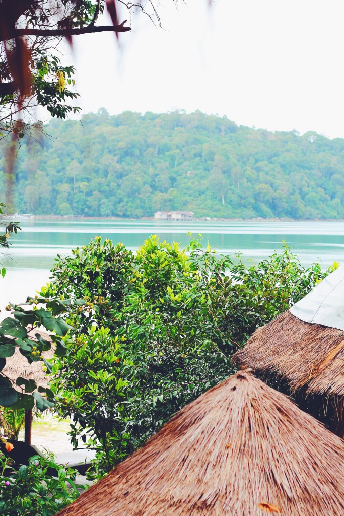 View from my bungalow to the beach in one fine morning. Captivating!
