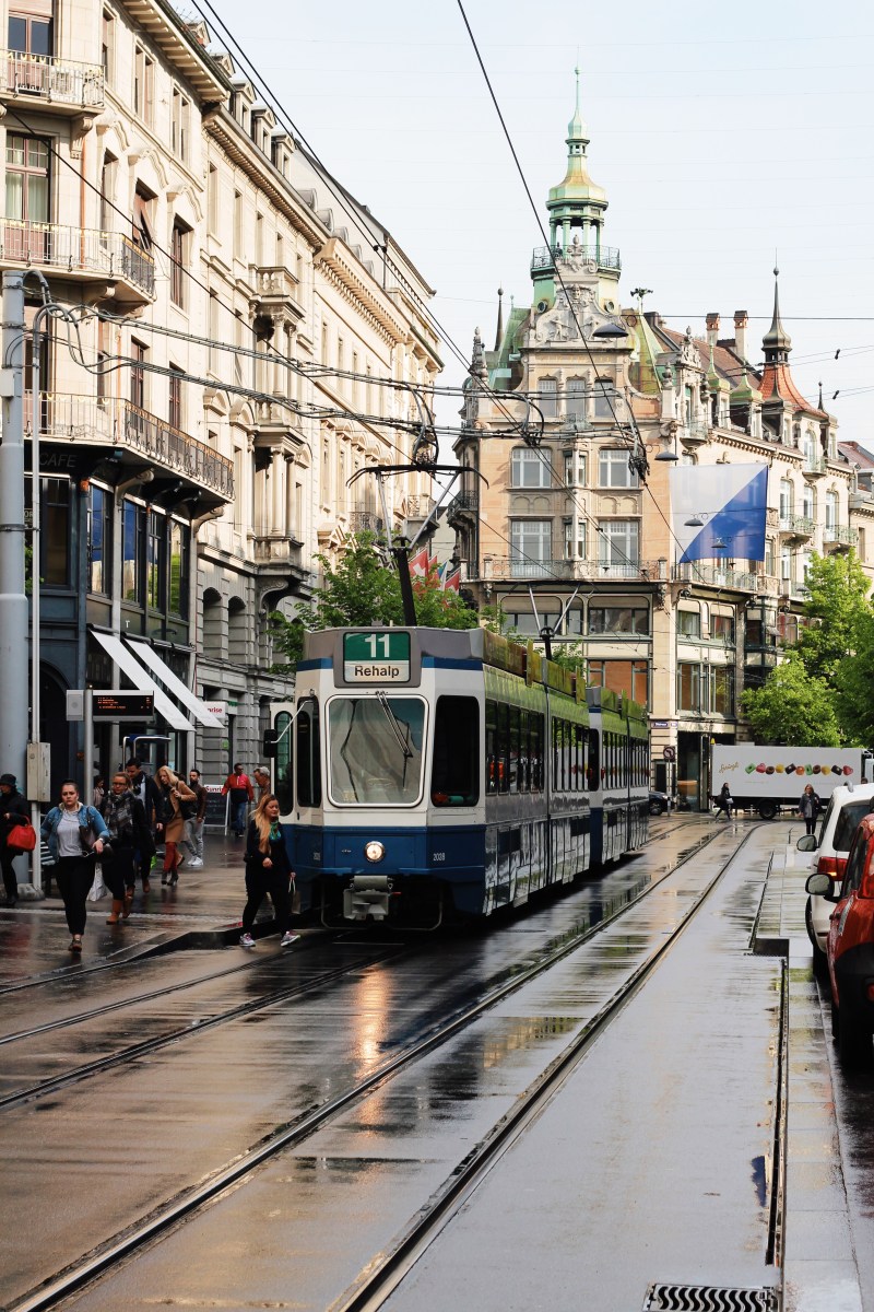 Tram in Zurich, Switzerland