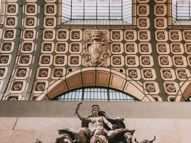 Bảo tàng d'Orsay Pháp Paris Musee d'Orsay kiến trúc trần