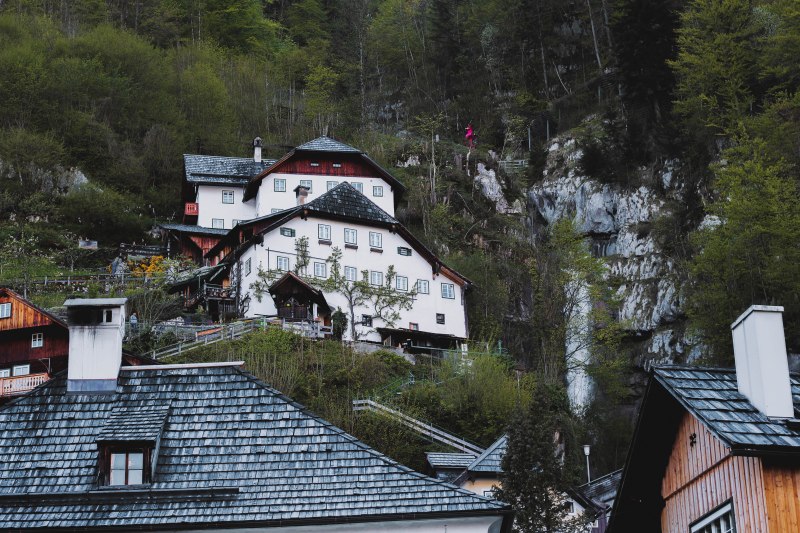Salzkammergut Countryside Miền Quê Nước Áo Houses