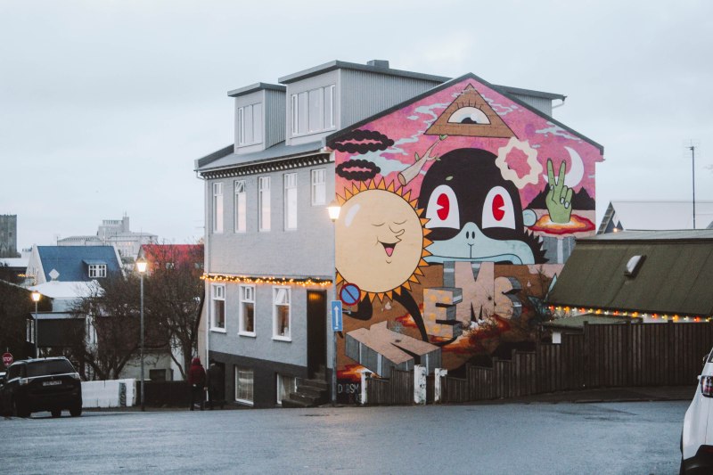 Reykjavik Iceland Street Art tuyệt đẹp