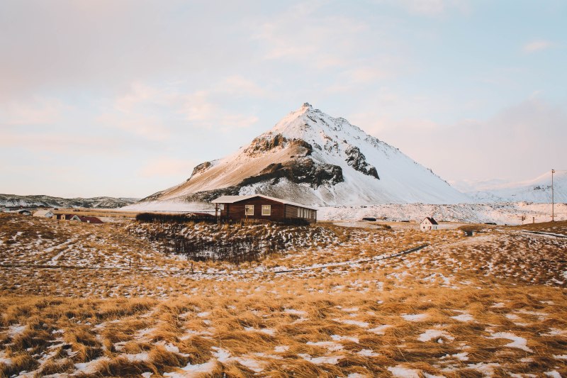 Mt. Stapafell in winter
