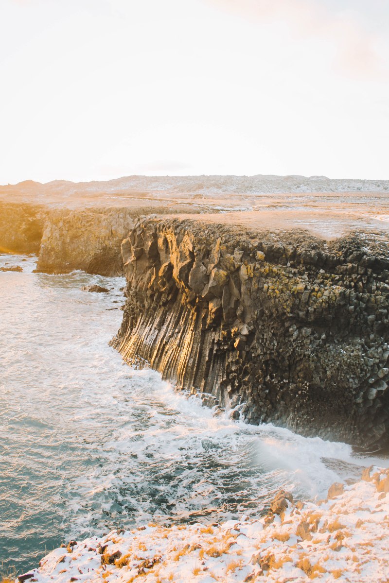 The cliff in Arnarstapi