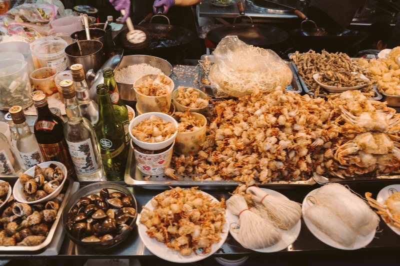 Shilin Night Market Lý Thành Cơ Travel Blog Đồ Chiên